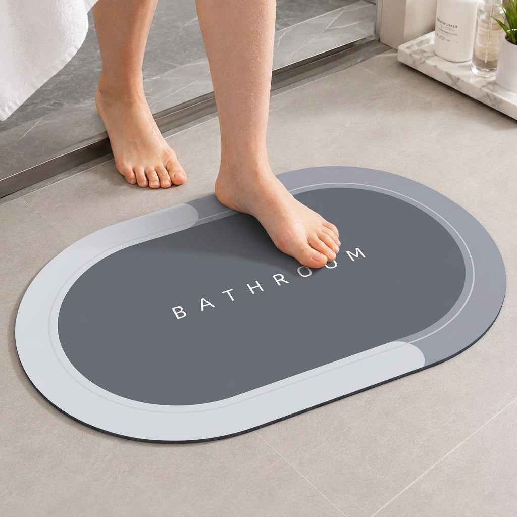Quick-Dry Absorbent Anti-Slip Door