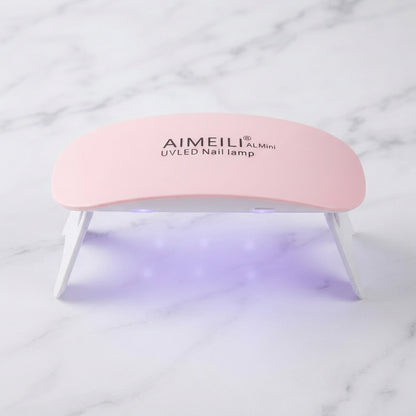 Aimeili AL Mini UV/LED Nail Lamp - Portable Quick-Drying Gel Nail Curing Light