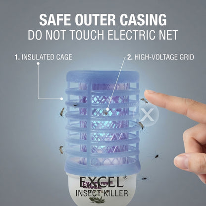 Excel Power LED Anti-Mosquito Bulb | Electric Insect & Bug Killer for Indoor Use