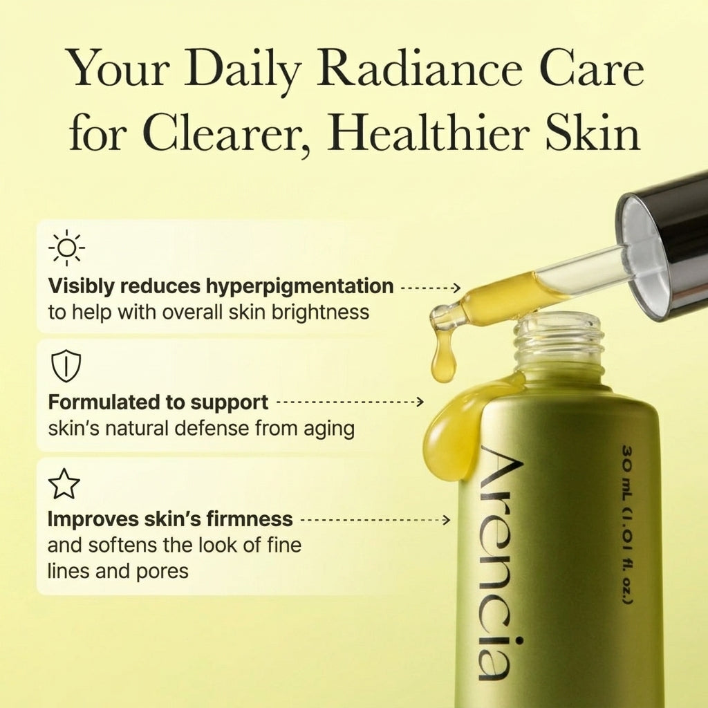Arencia Vitamin C Booster Shot (30ML) -  Moisturizer for Dark Spots & Pore