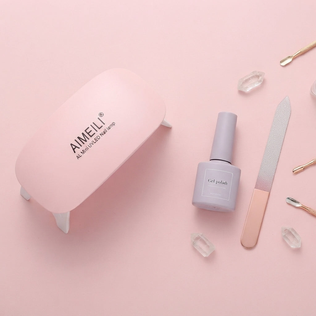 Aimeili AL Mini UV/LED Nail Lamp - Portable Quick-Drying Gel Nail Curing Light