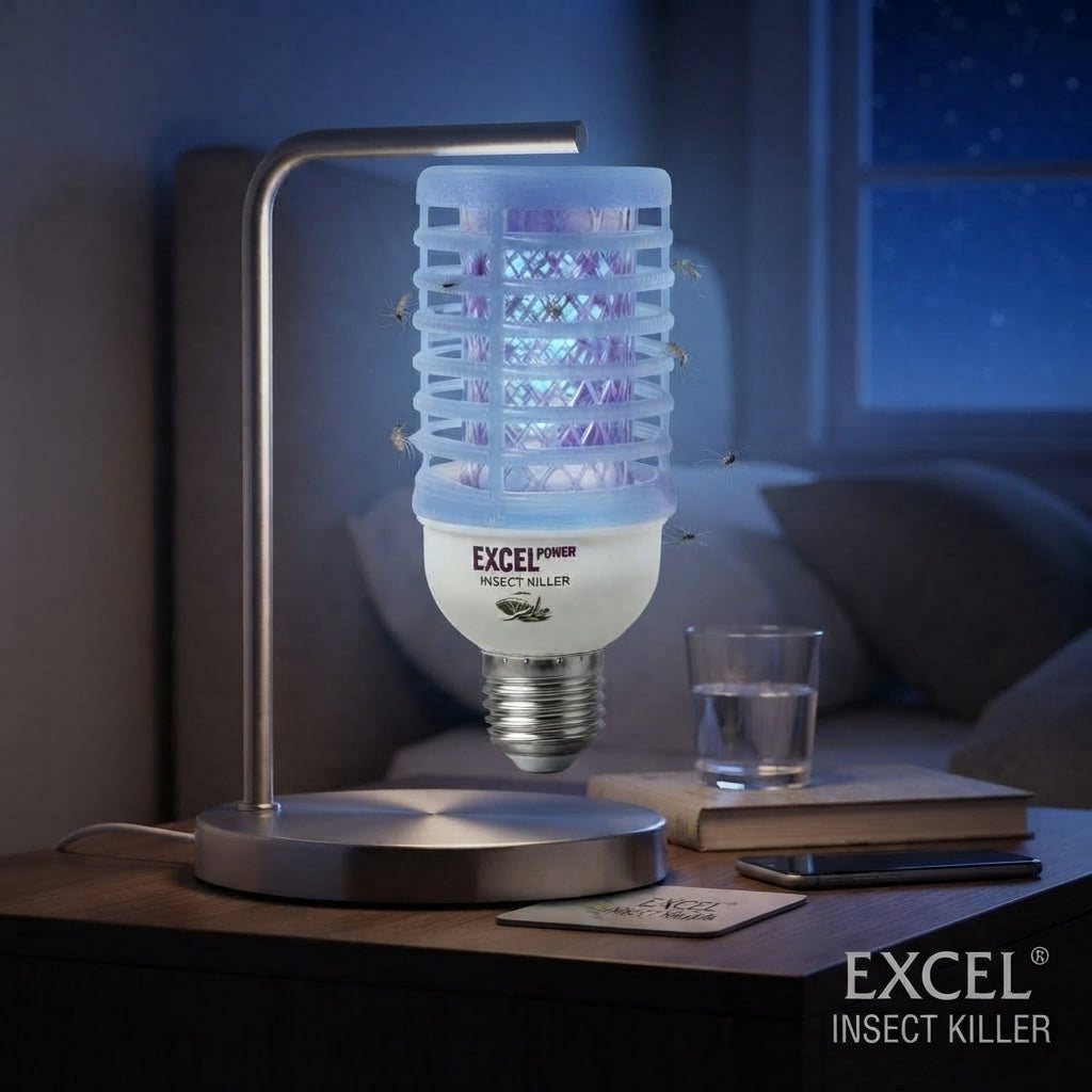 Excel Power LED Anti-Mosquito Bulb | Electric Insect & Bug Killer for Indoor Use