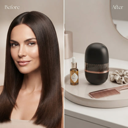 Hair Styler & Massager – Portable Electric Styling Brush with 3 Heat Levels