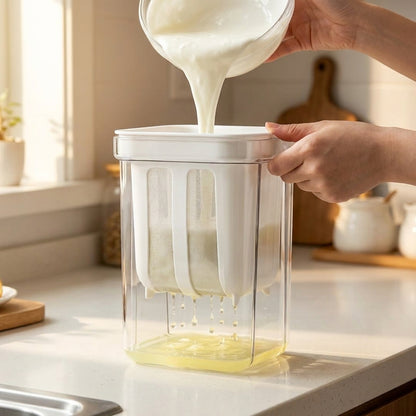 Ultimate Ultra-Fine Mesh Greek Yogurt Strainer & Whey Separator for Kitchen