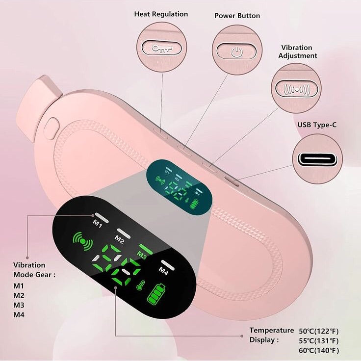 Smart Menstrual Heating Pad & Pain Relief Belt - for girls and womens